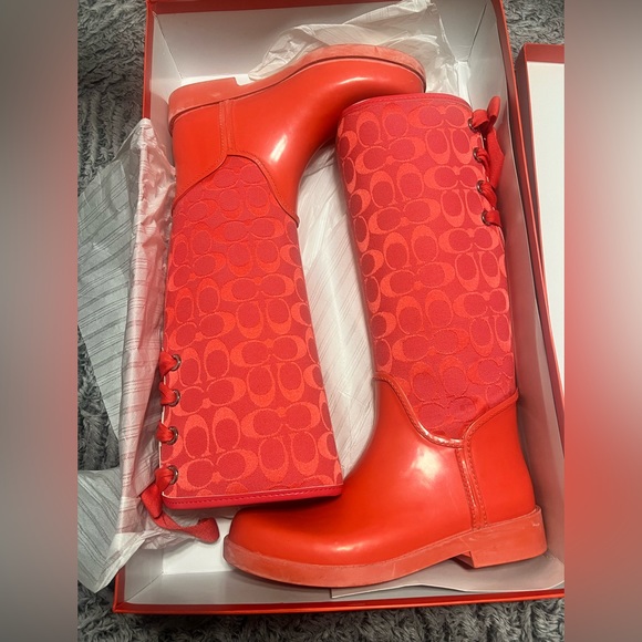 Coach Rainboots - Picture 1 of 4